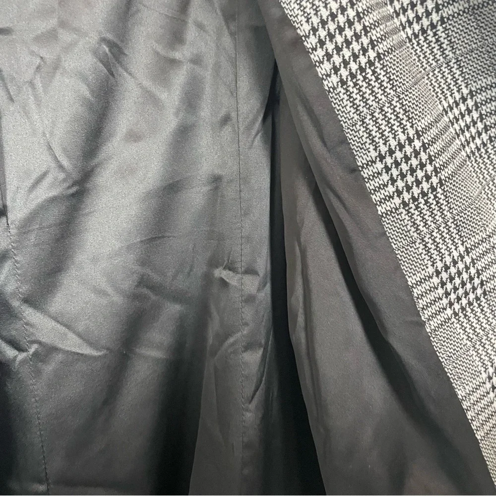 Torrid Herringbone Open Front Oversized Gray Blazer Academia Professor Preppy 1X